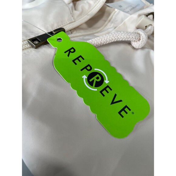 Zuda Woven Cinched Waist Hooded Anorak Jacket Womens XS Sand Cream Polyester NEW - Picture 5 of 6